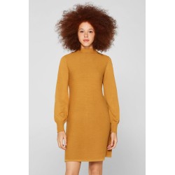 Robe-pull manches ballon 100% coton – Femme – Magda Butrym