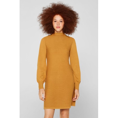 Robe-pull manches ballon 100% coton – Femme – Magda Butrym