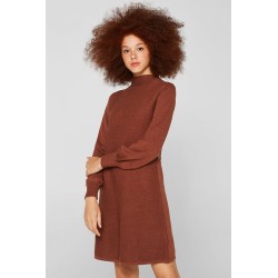 Robe-pull manches ballon 100% coton – Femme – Magda Butrym