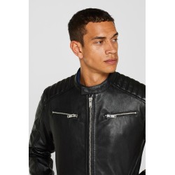 Veste motard cuir nappa – Homme – Spada