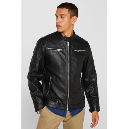 Veste motard cuir nappa – Homme – Spada