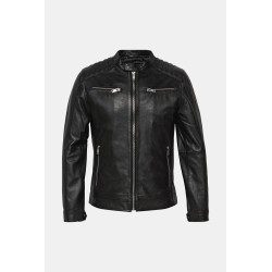 Veste motard cuir nappa – Homme – Spada